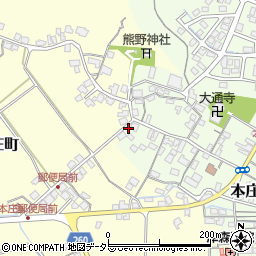 島根県松江市上本庄町378周辺の地図