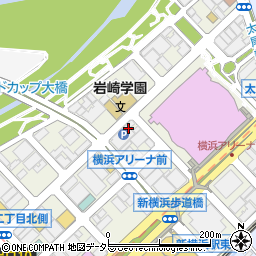 タイムズ新横浜第６駐車場周辺の地図
