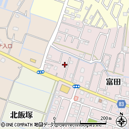 千葉県大網白里市富田2133周辺の地図