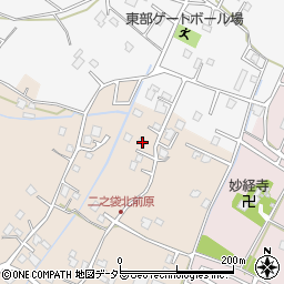 千葉県東金市二之袋45周辺の地図