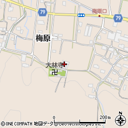 岐阜県山県市梅原965周辺の地図