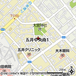 千葉県市原市五井中央南周辺の地図