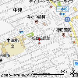神奈川県愛甲郡愛川町中津687周辺の地図