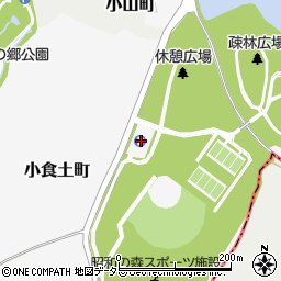 昭和の森第３駐車場周辺の地図