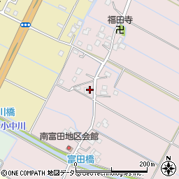 千葉県大網白里市富田281周辺の地図