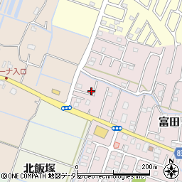 千葉県大網白里市富田2132-7周辺の地図