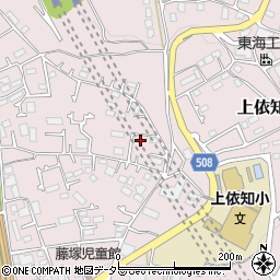 神奈川県厚木市上依知1458-1周辺の地図