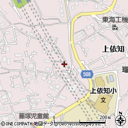 神奈川県厚木市上依知1460-3周辺の地図