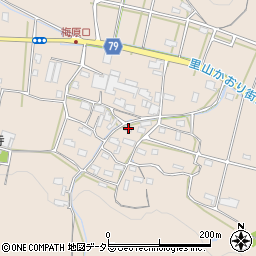 岐阜県山県市梅原855周辺の地図