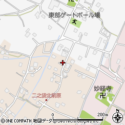 千葉県東金市二之袋43-1周辺の地図