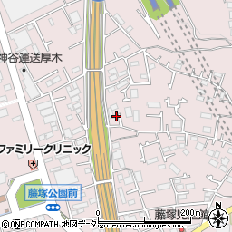 神奈川県厚木市上依知1419-6周辺の地図