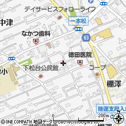 神奈川県愛甲郡愛川町中津697-8周辺の地図