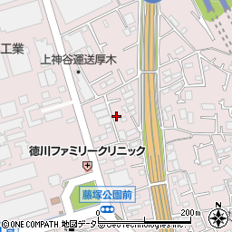 神奈川県厚木市上依知1412-9周辺の地図