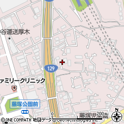 神奈川県厚木市上依知1419-12周辺の地図