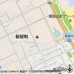 鳥取県境港市新屋町189周辺の地図
