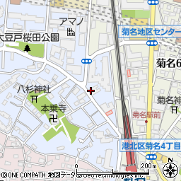 菊名カメラ周辺の地図