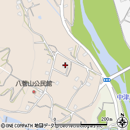 神奈川県愛甲郡愛川町八菅山151周辺の地図