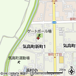 鳥取県鳥取市気高町新町1丁目周辺の地図