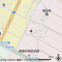 千葉県大網白里市富田284周辺の地図