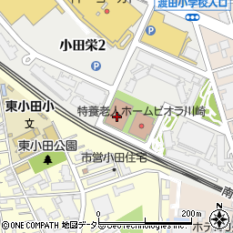 川崎・あおいホームケアサービス周辺の地図