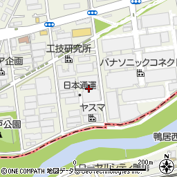 日本通運港北支店周辺の地図