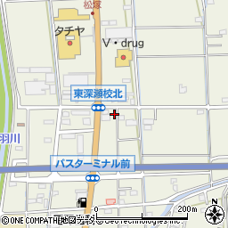 岐阜県山県市東深瀬690周辺の地図
