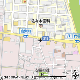 なか卯鳥取安長店周辺の地図