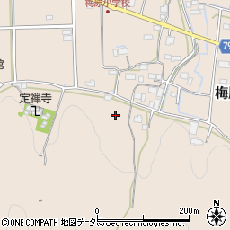 岐阜県山県市梅原1178周辺の地図