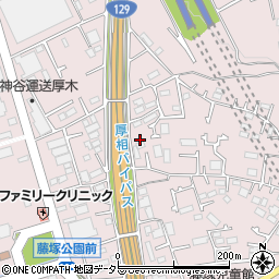 神奈川県厚木市上依知1421周辺の地図
