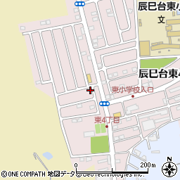 千葉県市原市辰巳台東4丁目2-10周辺の地図