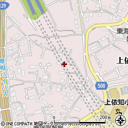 神奈川県厚木市上依知1452周辺の地図
