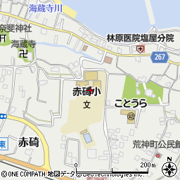 琴浦町立赤碕小学校周辺の地図