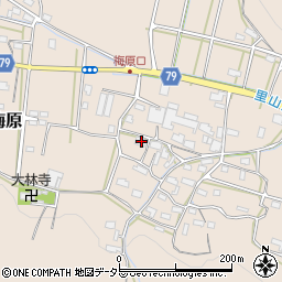 岐阜県山県市梅原887周辺の地図