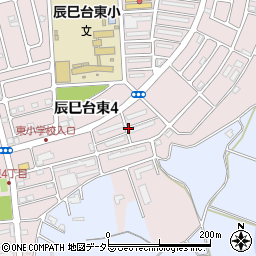雇用促進辰巳台宿舎周辺の地図