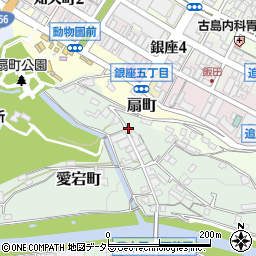 ちんぷん館周辺の地図