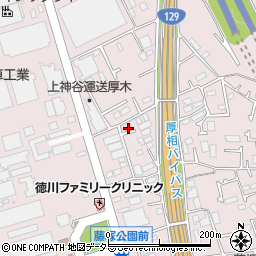 神奈川県厚木市上依知1412-25周辺の地図