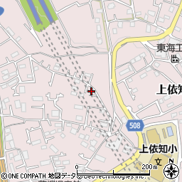 神奈川県厚木市上依知1454-1周辺の地図