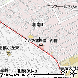 神奈川県相模原市南区相南4丁目22周辺の地図