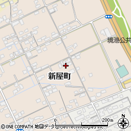 鳥取県境港市新屋町168周辺の地図