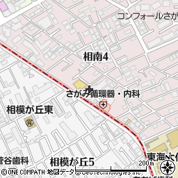 神奈川県相模原市南区相南4丁目22-15周辺の地図