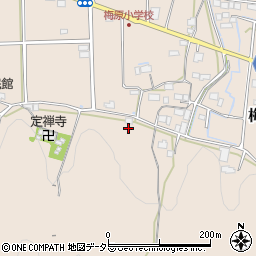 岐阜県山県市梅原1181-1周辺の地図