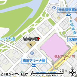 ナビパーク新横浜第１駐車場周辺の地図