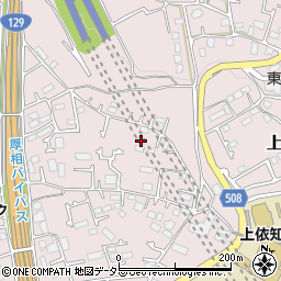 神奈川県厚木市上依知1443周辺の地図
