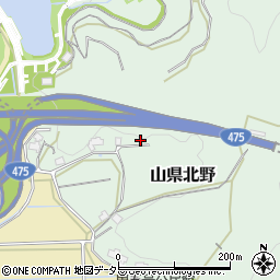 岐阜県岐阜市山県北野708周辺の地図