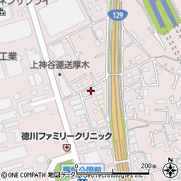 神奈川県厚木市上依知1412-23周辺の地図