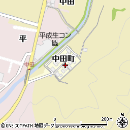 京都府舞鶴市中田町周辺の地図