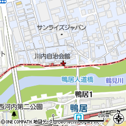 横浜市営駐輪場鴨居駅北口周辺の地図