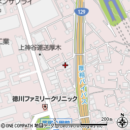 神奈川県厚木市上依知1425周辺の地図