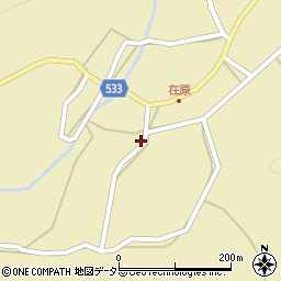 滋賀県高島市マキノ町在原491周辺の地図