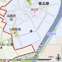 岐阜県関市東志摩1020周辺の地図